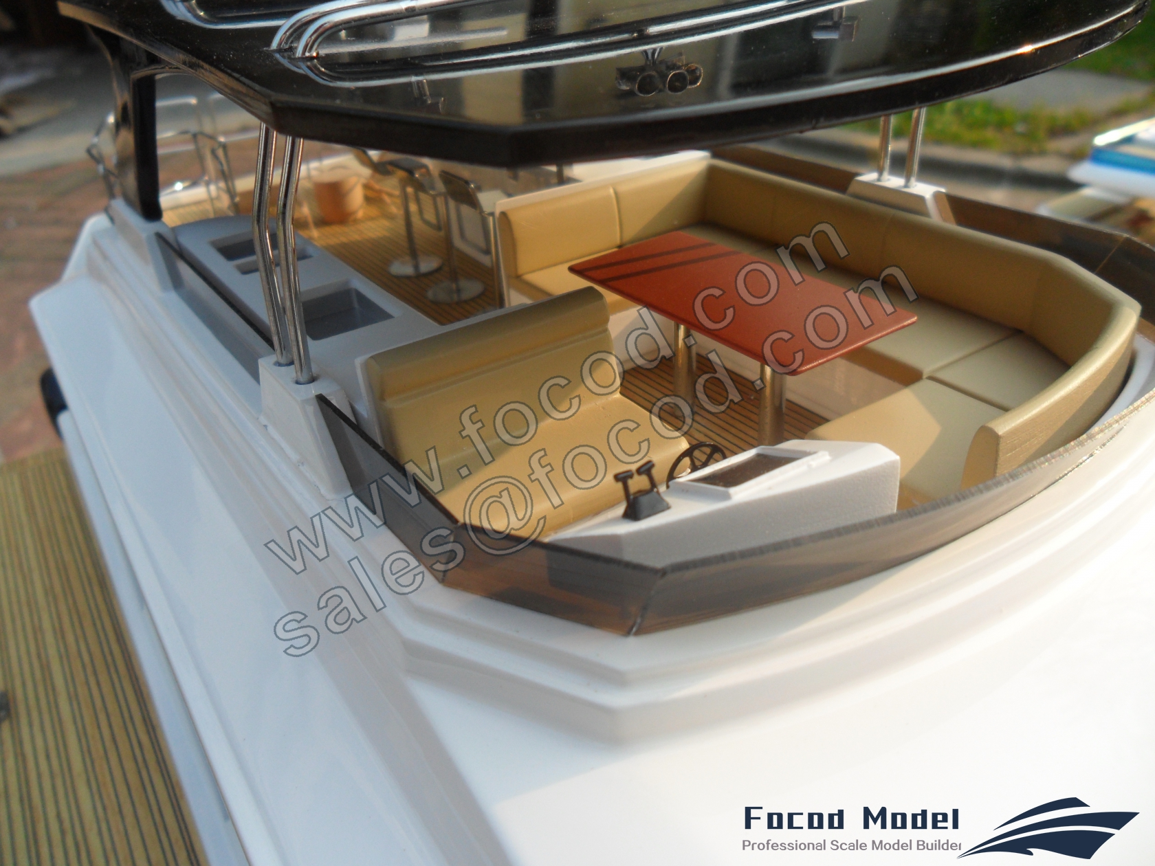 custom made model of 60ft catamaran yacht